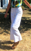Pantalon Hector. Coton blanc 38 et 40 - 4