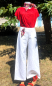 Pantalon Hector. Coton blanc 38 et 40 - 5