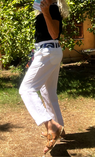 d Pantalon Chinese Gang.  Blanc - 2