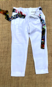 d Pantalon Chinese Gang.  Blanc - 4