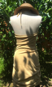 Fond de robe bretelle cou. Jersey curry - 4
