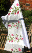 Tirelle. Guirlande de roses roses - 1
