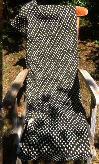 Chute de production. Ethnic ivoire anthracite
