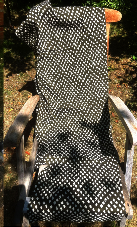 Chute de production. Ethnic ivoire anthracite - 1