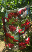 Coup de cadre. Tulipes pour foulard - 2