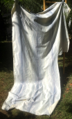 Fausse fourrure gris blanc - 1