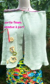 Panneau pull vert tendre - 3