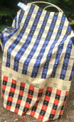 Coup de cadre. Graphique sable bleu brique - 1