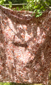 Chute de production. Fleurs impressionniste marron - 1