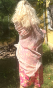 Coupon. Voile beige or - 3