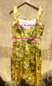Robe Gala jaune curry. Collection privée - 3