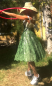 Robe Gala dentelle verte. Collection privée - 1