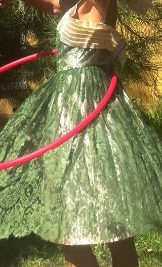 Robe Gala dentelle verte. Collection privée - 2