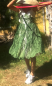 Robe Gala dentelle verte. Collection privée - 3
