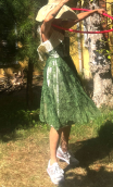 Robe Gala dentelle verte. Collection privée - 6