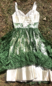 Robe Gala dentelle verte. Collection privée - 8