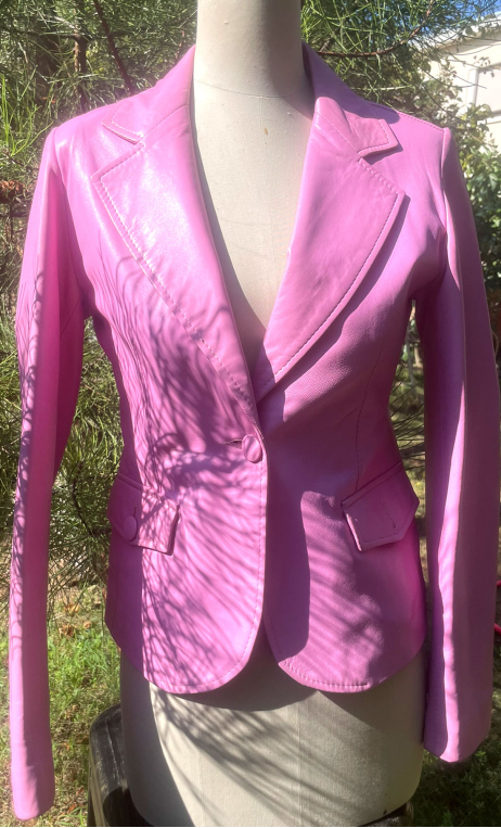 Veste agneau rose. Collection privée - 3