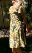 Robe princesse fleurie vert. Collection privée - 2