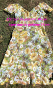 Robe princesse fleurie vert. Collection privée - 6