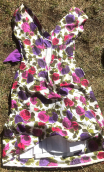 Robe roses et papillon violet. Collection privée - 1