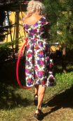Robe roses et papillon violet. Collection privée - 8
