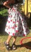 Robe blanche tulipes. Collection privée - 1