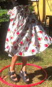Robe blanche tulipes. Collection privée - 2