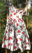 Robe blanche tulipes. Collection privée - 4