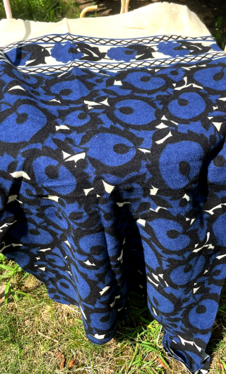 Chute de production. Kilim bleu - 2
