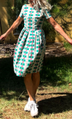 c Robe Carreaux vert. Collection privée - 4