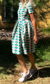 c Robe Carreaux vert. Collection privée - 6