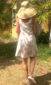 a Robe boutonnée asymétrique. Collection privée - 2