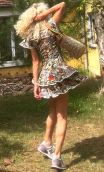 Mini robe jersey Rumba. Collection privée - 1