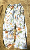 Pantalon Voile coton fleurs pâles - 3