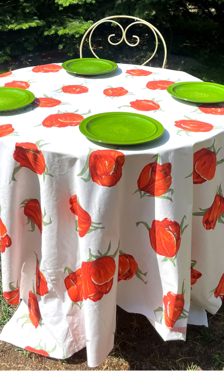 Coupon 2m Tulipes rouges - 1