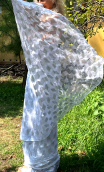 ch Coupon. Lamé zigzag argent - 1