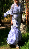 a Robe bretelles mousseline lavande. Collection privée - 1