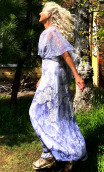 a Robe bretelles mousseline lavande. Collection privée - 3