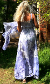 a Robe bretelles mousseline lavande. Collection privée - 6