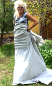 Coupon 3 m. Lin viscose gris - 1