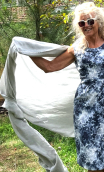 Coupon 3 m. Lin viscose gris - 3