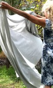 Coupon 3 m. Lin viscose gris - 4