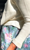 Cardigan. Maille écrue - 1