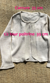Cardigan. Maille écrue - 5