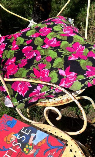 Swatch. Duo Velours fleurs fuchsia Matisse - 2