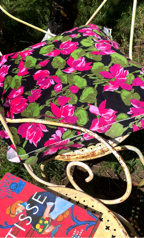 Swatch. Duo Velours fleurs fuchsia Matisse - 2