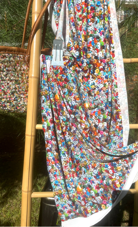 Swatch. Jersey polyester Sequins - 1