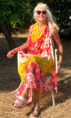 Coupon 1,50 m. Voile fleuri soleil - 2