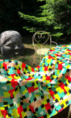 aa Coton 2m. Popeline Modern art - 1