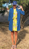 A Robe-chemise Little Jo. Indigo - 2